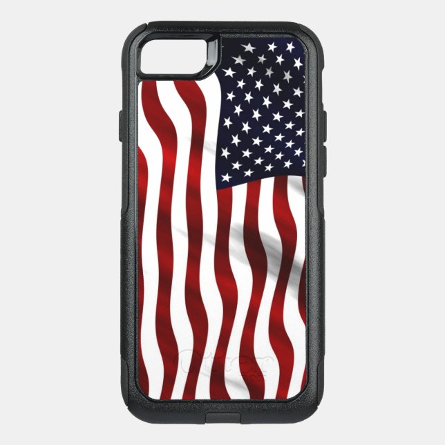 USA flag Otterbox iPhone Case (Back)
