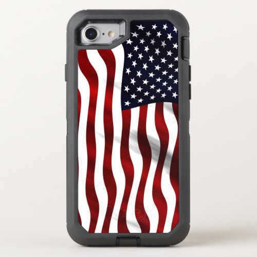USA flag OtterBox Defender iPhone SE87 Case