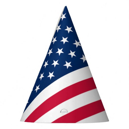 USA Flag Paper Party Hat Patriotic