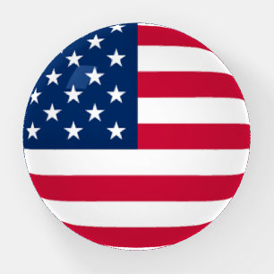 USA Flag Paperweight - United States Of America