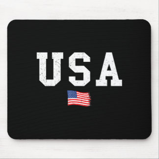 Usa flag patriotic american flag 4th of july men mouse pad