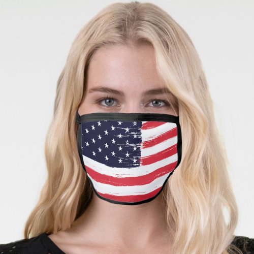 USA Flag Patriotic American Flag Face Mask