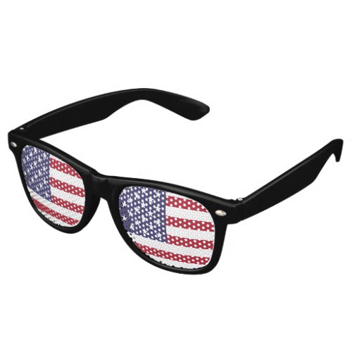 USA Flag Patriotic American Flag Stars and Stripes Retro Sunglasses