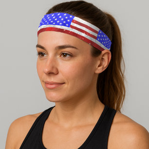 USA Flag - Patriotic Athletic Headband