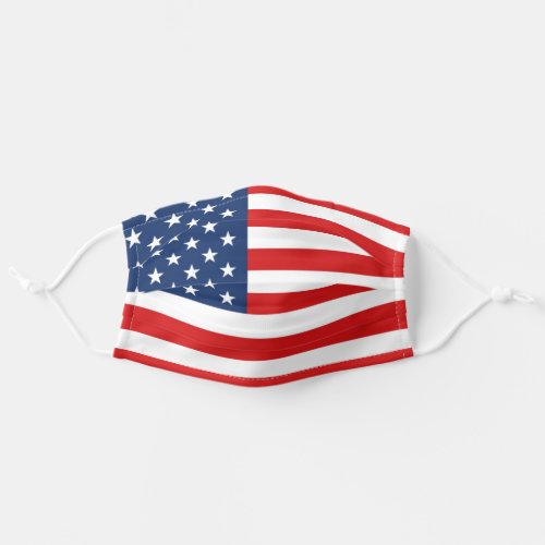 USA Flag Patriotic Stars And Stripes Adult Cloth Face Mask