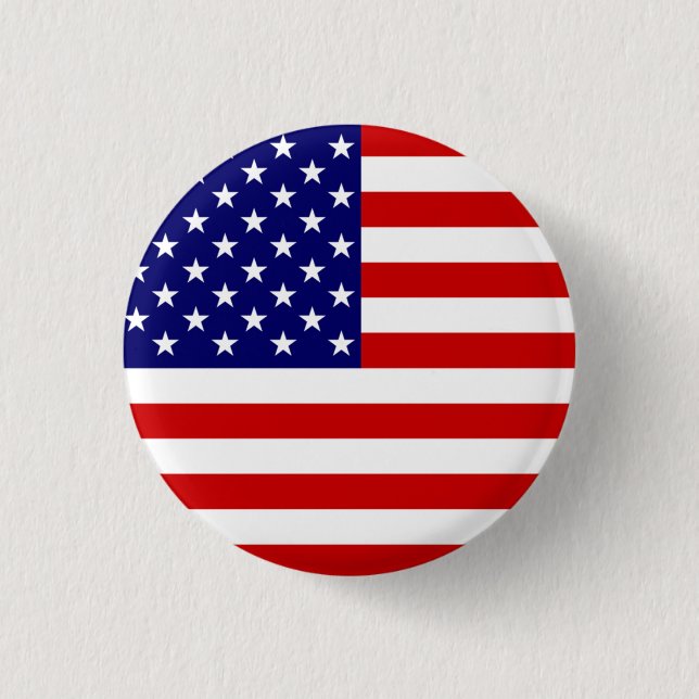 USA Flag pbt Button (Front)
