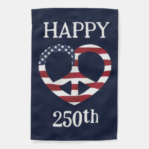 USA Flag Peace Heart