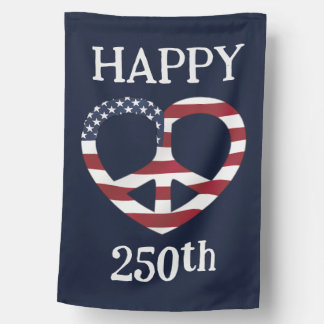 USA Flag Peace Heart