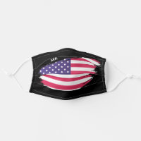 USA Flag Personalized Cloth Face Mask