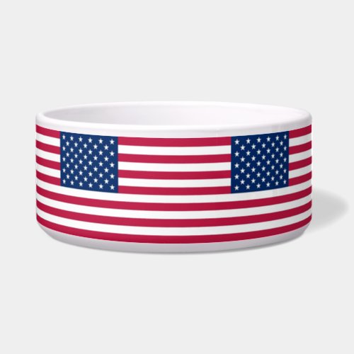 USA Flag Pet Bowl