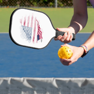 USA flag Pickleball Paddle