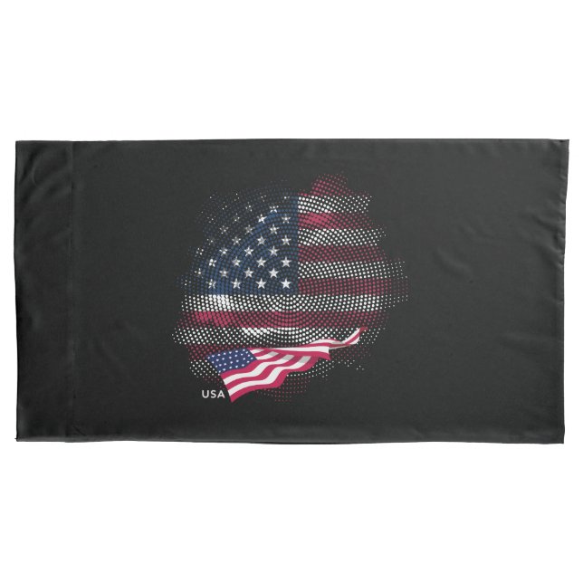USA flag Pillow Case (Front)