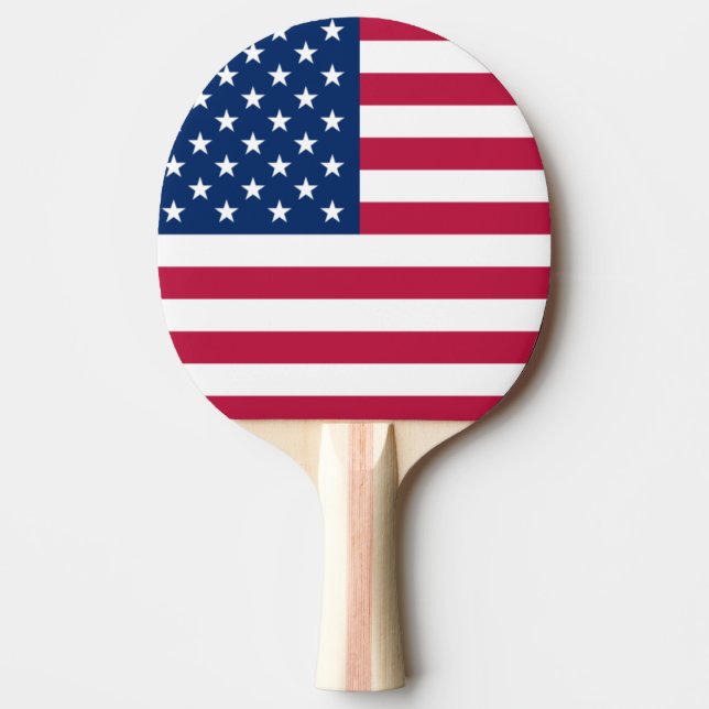 usa flag Ping-Pong paddle (Front)