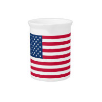 USA Flag Pitcher