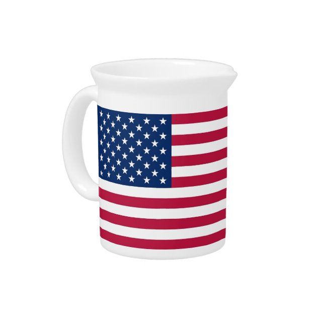 USA Flag Pitcher (Left)