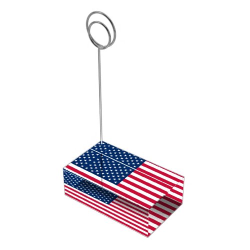 USA Flag Place Card Holder _ Patriotic
