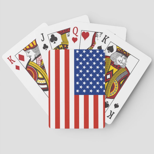 USA flag Poker Cards (Back)