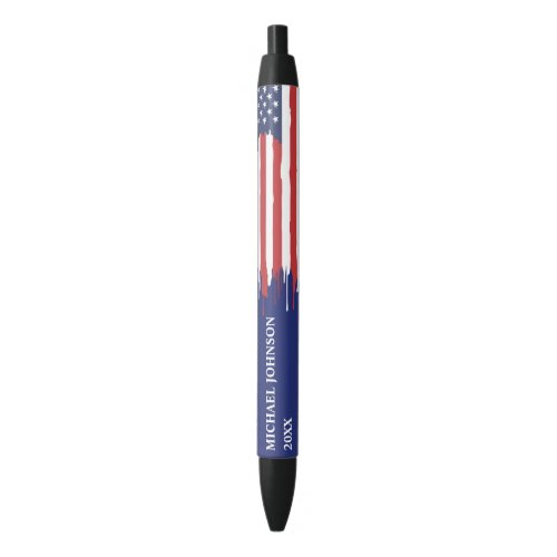 USA FLAG Political campaign Promotional   Blue Ink Pen