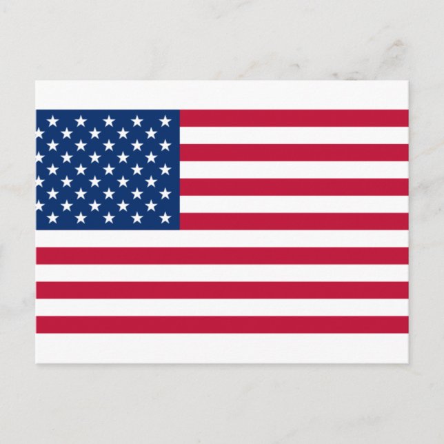 usa flag postcard (Front)