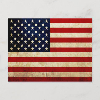 USA Flag Postcard