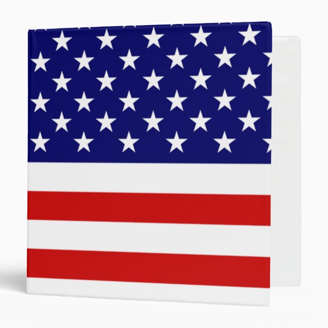 USA Flag rbcnt 3 Ring Binder (Front/Inside)