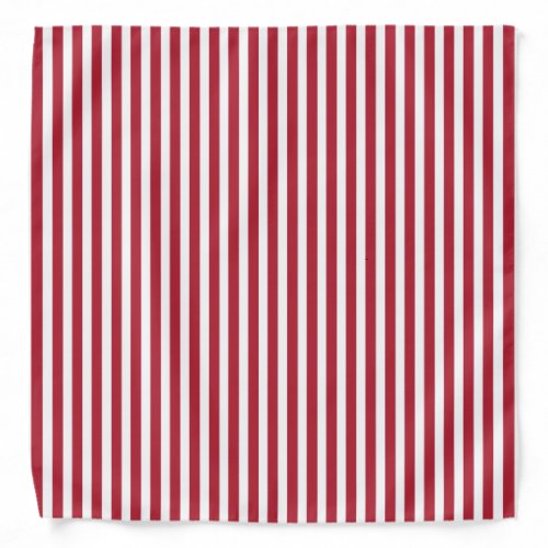 USA Flag Red and White Stripes Bandana