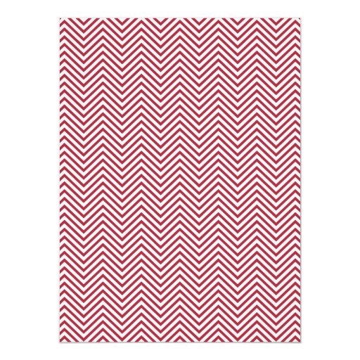 USA Flag Red & White Wavy ZigZag Chevron Stripes Card | Zazzle