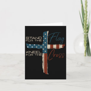 Usa Flag Religious Quote 4th Of July Christian Fai Card