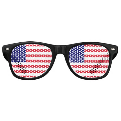 USA Flag Retro Sunglasses