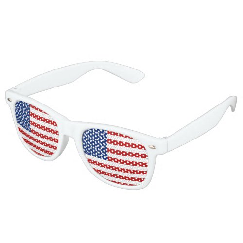 USA Flag Retro Sunglasses