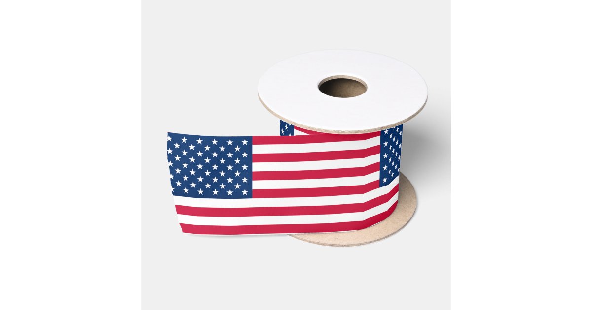 Usa Flag Ribbon USA Flag Ribbon Patriotic | Zazzle