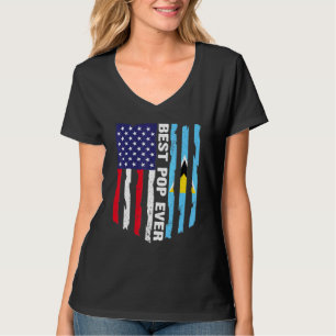Usa Flag & Saint Lucia Flag Best Pop Ever T-Shirt