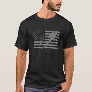 Usa Flag Scuba Diver  American Flag Scuba Diving T-Shirt