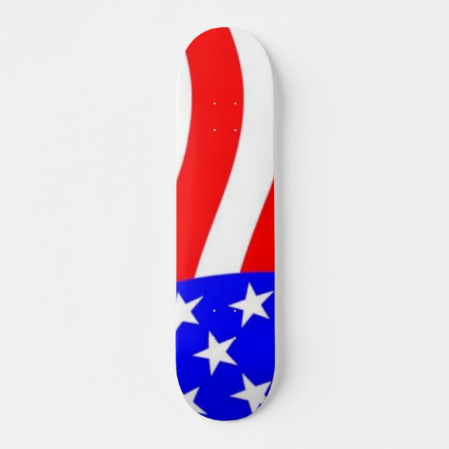 USA Flag Skateboard Deck (Front)