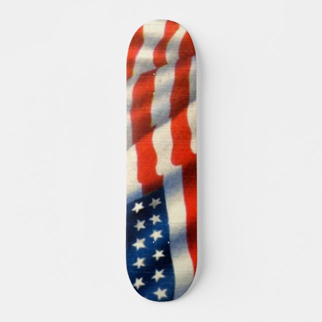 USA Flag Skateboard Deck (Front)