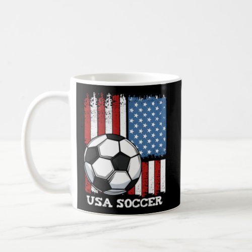Usa Flag Soccer Team United States Football Team S Coffee Mug