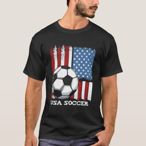 Usa Flag Soccer Team United States Football Team S T_Shirt
