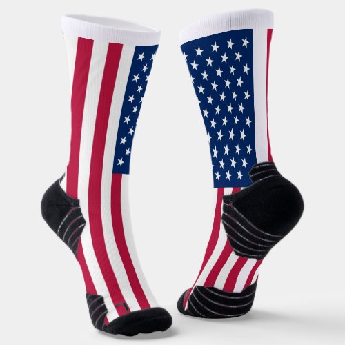 usa flag socks