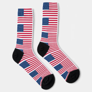 USA Flag Socks Patriotic