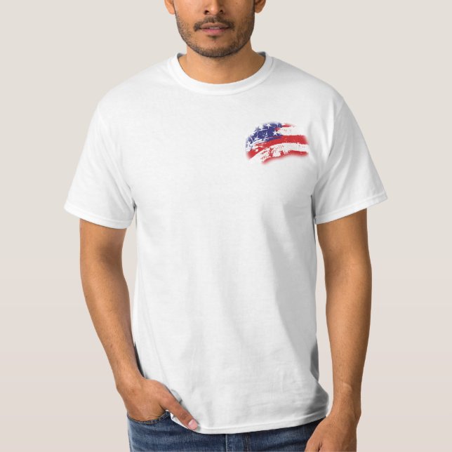 USA Flag Spectacular Value Budget Special T-Shirt (Front)