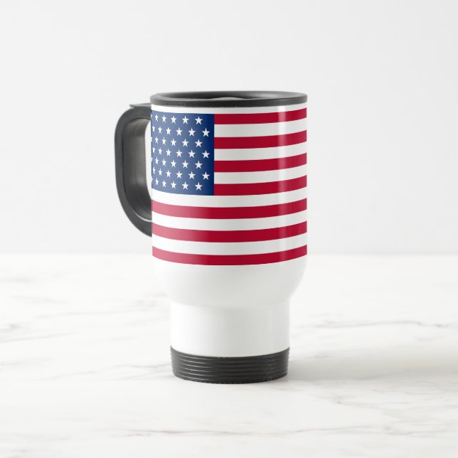 Usa Flag Stainless Steel 15 oz  Mug (Front Left)