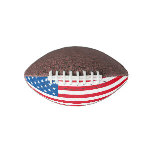 USA Flag stars and stripes Football