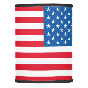 Red And White Stripes Lamp Shades Zazzle Usa Flag Stars And Stripes Lamp Shade
