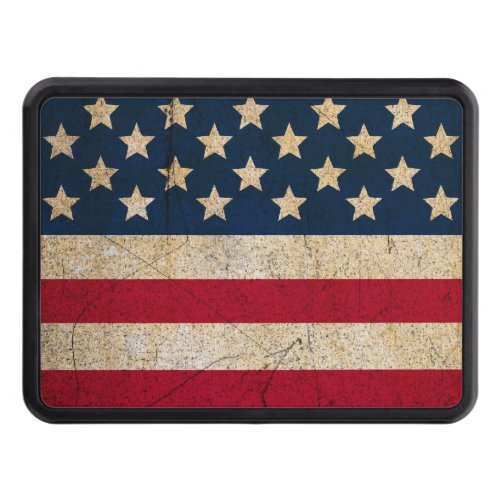USA Flag Stars and Stripes Trailer Hitch Cover