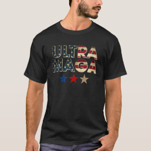 USA Flag Stars Ultra Maga The Return Of The Great T-Shirt