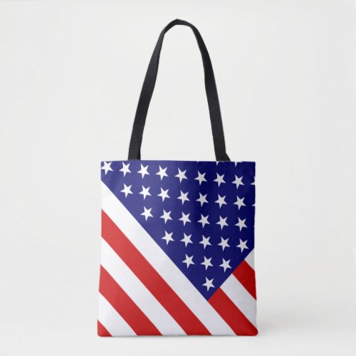 USA Flag stcn Tote Bag