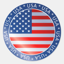 USA Flag Sticker