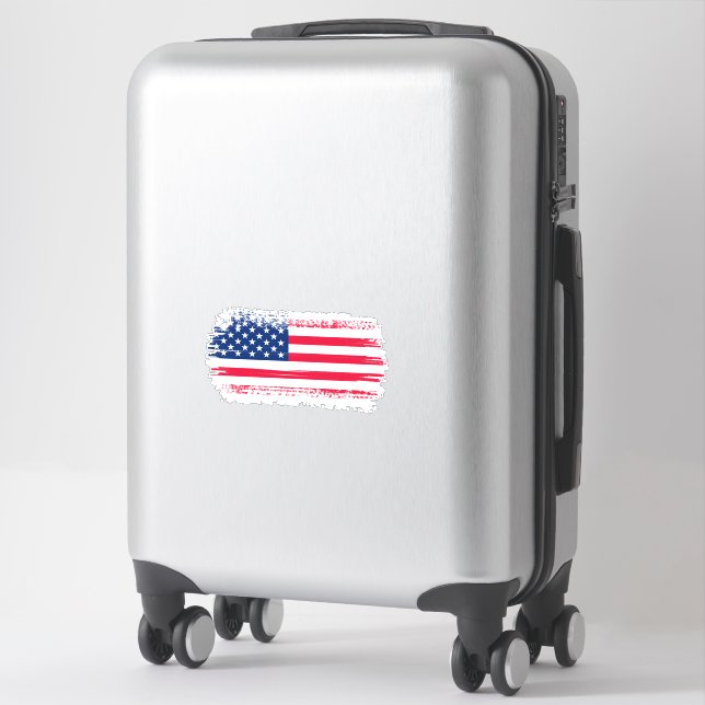 USA flag  Sticker (Suitcase)