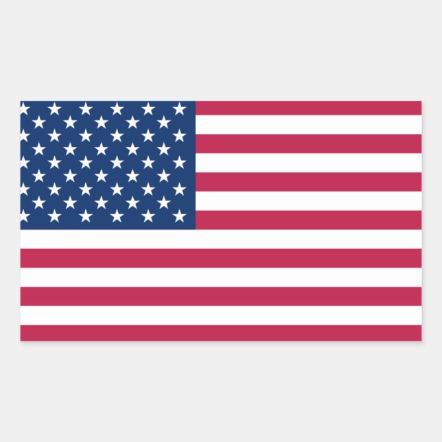 USA* Flag Sticker (Front)
