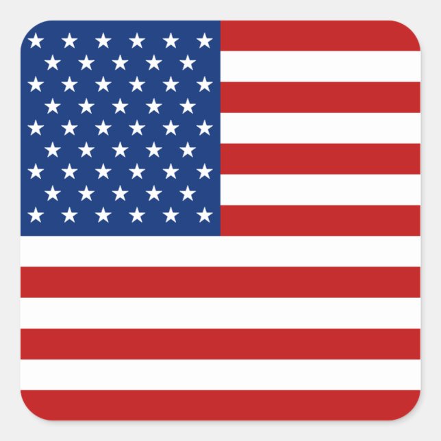 USA Flag Sticker (Front)